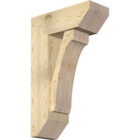 Legacy Slat Rough Sawn Bracket W/ Offset Brace, Douglas Fir, 8W X 20D X 32H